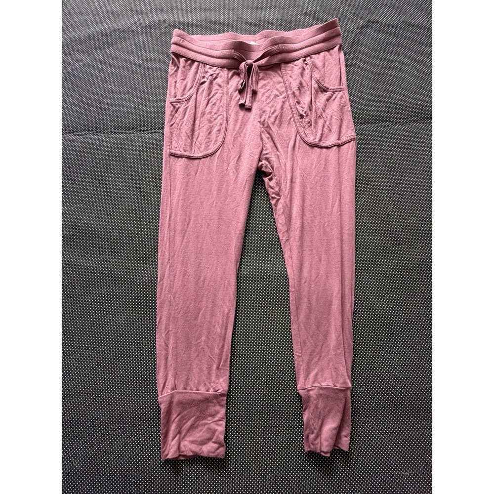 Kate Quinn Panda Pants Harem XS Bamboo Drop Leggings Pockets Purple